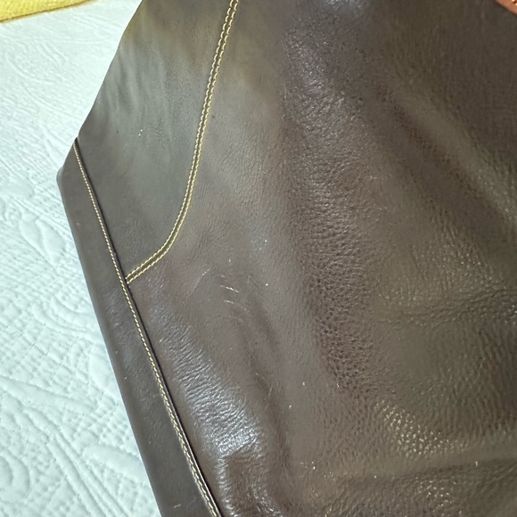 Vintage DOONEY & BOURKE Fairfield Champsac Leather Hobo Shoulder Bag. - Picture 4 of 6